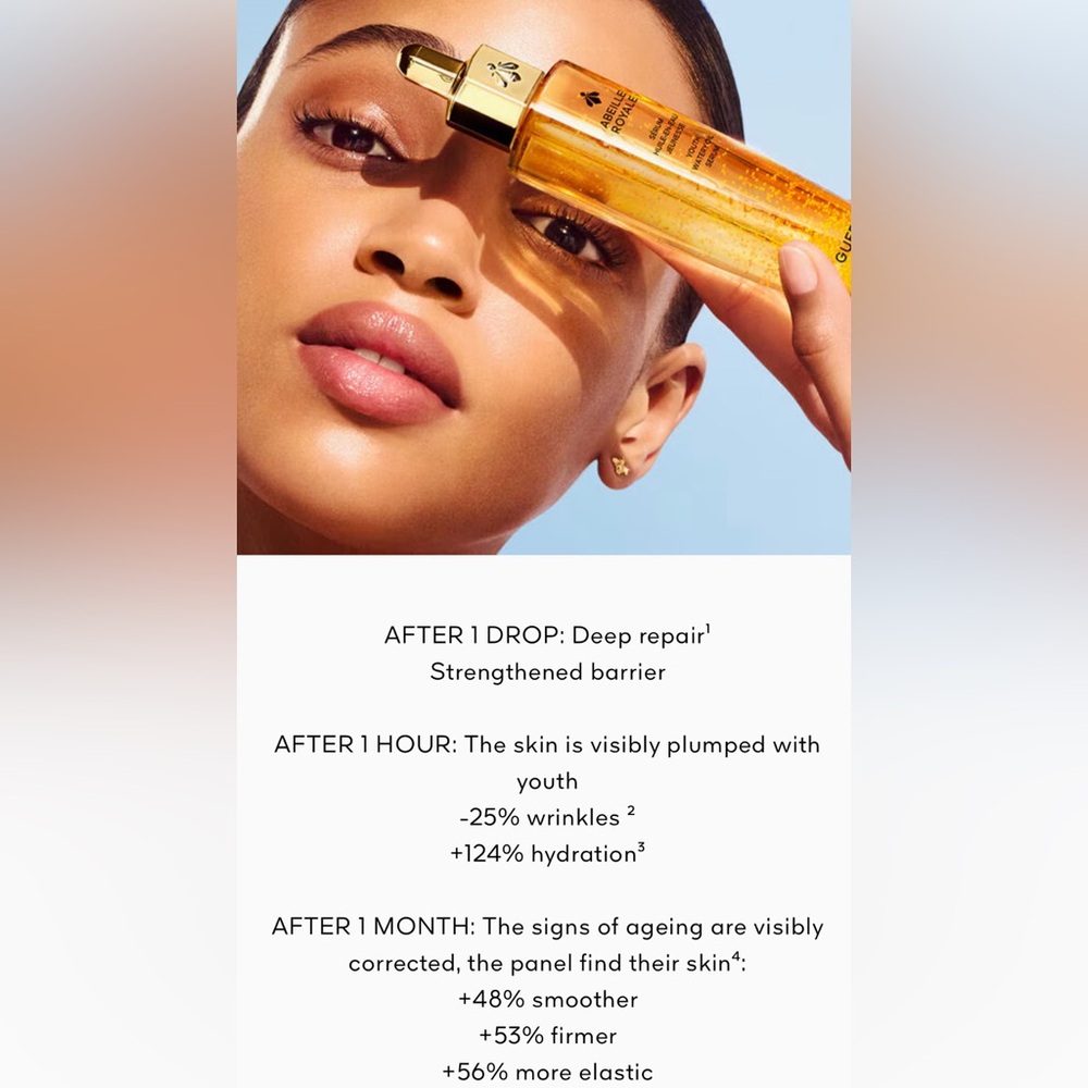 Guerlain Abeille Royale Gold Face Oil Serum - Picture 4 of 8